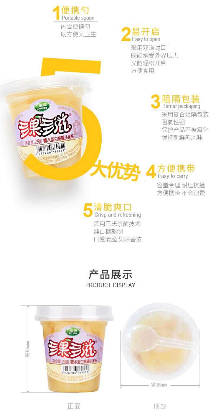 白桃罐头